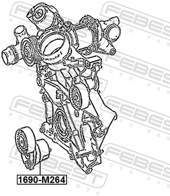 Tensor de correa de alternador para Mercedes E  W213