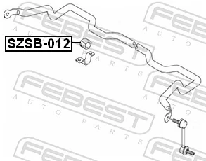 SZSB012 Febest Buje de barra estabilizadora delantera