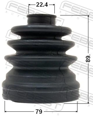 Fuelle, árbol de transmisión delantero interior Mitsubishi Galant 8 EA