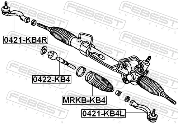 Comprar 4422A010 Chrysler Rótula barra de acoplamiento exterior