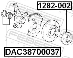 Comprar Buje de rueda delantero Hyundai Coupe I RD