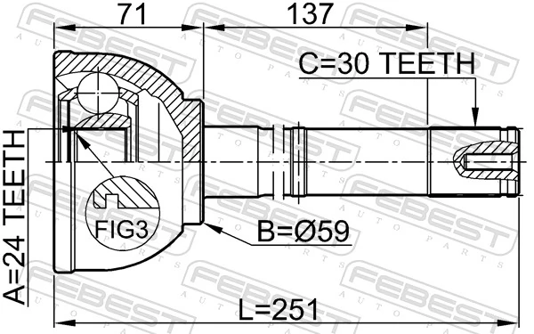 Comprar 4340560110 Toyota Junta homocinetica