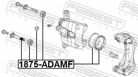Kit de reparación, pinza de freno delantero Opel 1605348 precio, desde 14,49 USD
