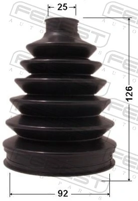 0317PRE20 Febest Fuelle transmisión delantero exterior