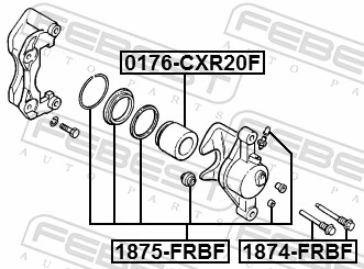 Kit de reparación de frenos General Motors 543201