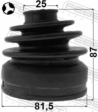0415CY4ALHT Febest Fuelle palier delantero interior
