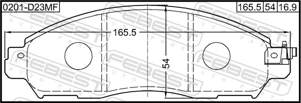 Pastillas de freno delanteras Nissan Navara D23, D23T