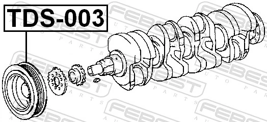 Polea del cigüeñal Toyota Corolla liftback (E8) (1983 - 1988) precio, desde 41,40 EUR