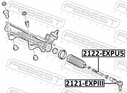 Barra de direccion coche para Ford Explorer  