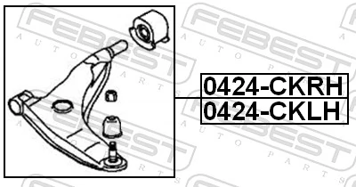 Brazo inferior izquierdo de la suspensión delantera Polcar 523137 precio, desde 51,48 EUR