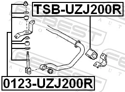 Comprar T1026 Polcar Bieleta estabilizadora trasera