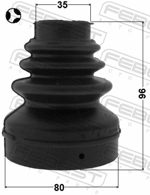 Fuelle palier delantero interior para Citroen C2  JM