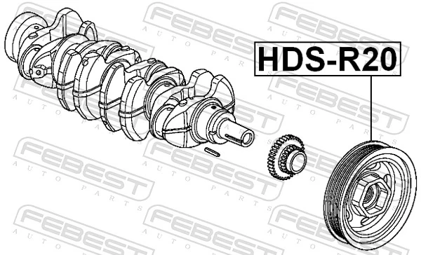 Comprar Polea de cigüeñal Honda Accord VIII CU