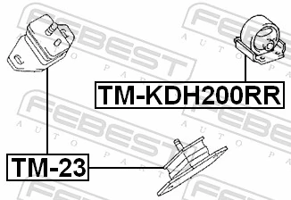Comprar Soporte de motor trasero Toyota Hiace IV H1, H2