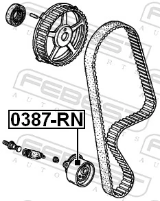  Tensor correa distribución Honda Civic 7