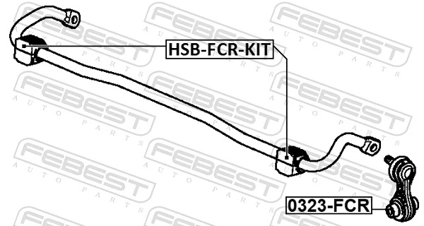 Gomas de barra estabilizadora SKF VKDS943024
