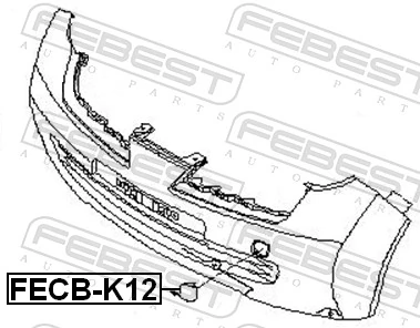 Tapa cubre gancho de remolque para parachoques delantera Nissan Micra hatchback (K12) (2002 - 2010) precio, desde 11,12 EUR