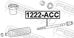 1222ACC Febest Barra de direccion coche
