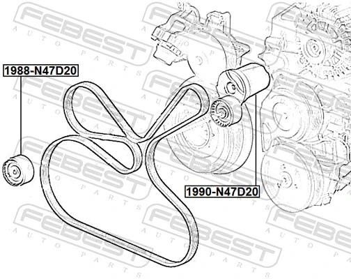 Tensor de correa poli V MPQ1201 Magneti Marelli