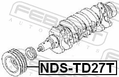 NDSTD27T Febest Dámper
