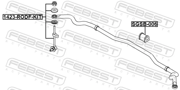 Comprar Bieleta estabilizadora delantera SsangYong Rodius  