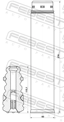 Guardapolvos amortiguador & topes de suspensión para Ford Kuga II CBS