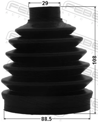 0217PD40 Febest Fuelle transmisión delantero exterior