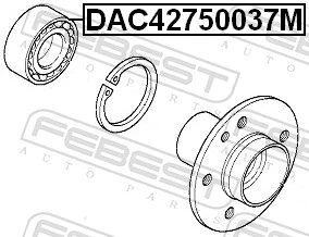 Rodamiento de rueda trasera para BMW 1  F21