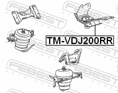 Soporte de caja de velocidades para Toyota Land Cruiser  J200