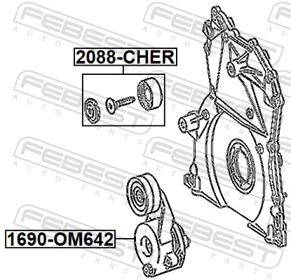 Tensor de la correa trapecial Fiat/Alfa/Lancia K05175588AA precio, desde 49,91 EUR