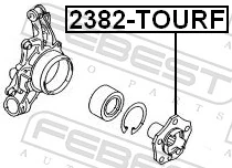 Cubo delantero para Audi Q7  4LB