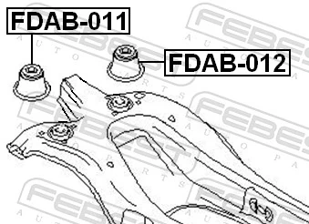  Silentblock trasero Ford Mondeo 3