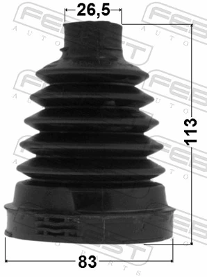 2415DUSTT Febest Fuelle palier delantero interior
