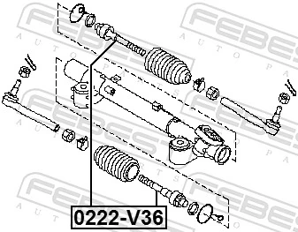 Barra de direccion coche para Infiniti G35  V36