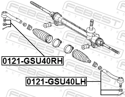 Rótula de barra de acoplamiento Lexus RX 270/350/450H SUV (AGL10, GGL15, GYL15) (2008 - 2015) precio, desde 20,80 EUR