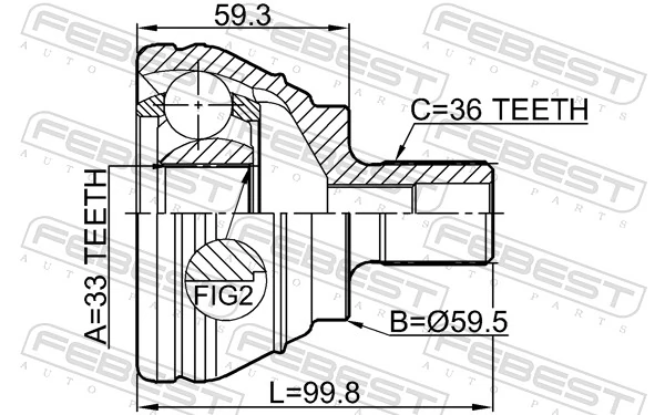 Junta homocinética exterior delantera Volkswagen Caddy IV familiar (SAB, SAJ) (2015 - 2026) precio, desde 40,99 EUR