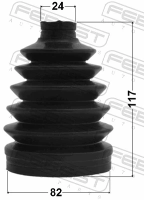 Fuelle semieje delantero exterior Mitsubishi Lancer IX