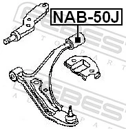  Silentblock del brazo de suspensión Nissan Primera 