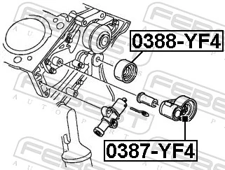  Polea correa distribución Honda Accord 7