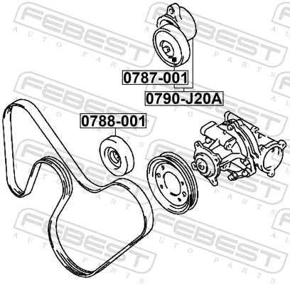  Tensor de correa poli V Suzuki Baleno 
