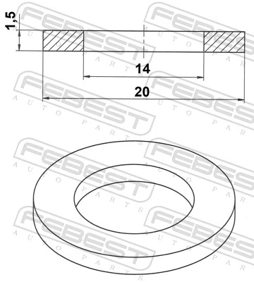 Junta del tapón del cárter de aceite Porsche Cayenne II SUV (92A) (2010 - 2026) precio, desde 1,33 EUR