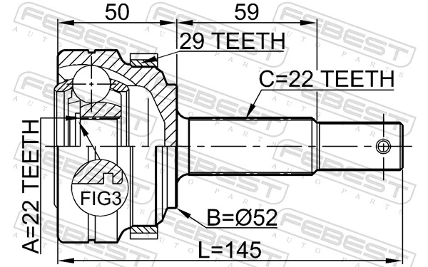 90498406 General Motors Junta homocinética