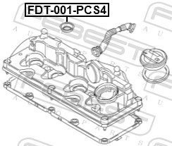 K68101341AA Fiat/Alfa/Lancia Anillo de sellado del pozo de la bujía