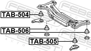 Comprar Silentblock trasero Toyota Camry V V30