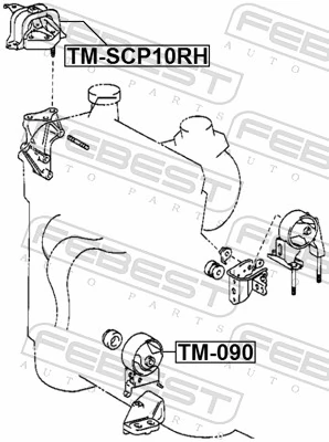 Soporte de caja de velocidades para Toyota Yaris  P10