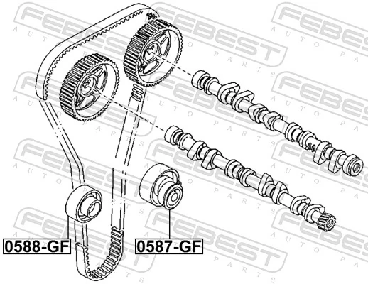 Comprar NEP52016B2 Toyota Polea correa distribución