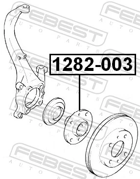 Cubo delantero para Hyundai Sonata IV EF