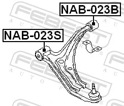 Silentblock de brazo de suspensión Nissan Micra hatchback (K11) (1992 - 2003) precio, desde 6,73 EUR