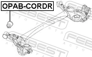  Silentblock trasero Opel Corsa 