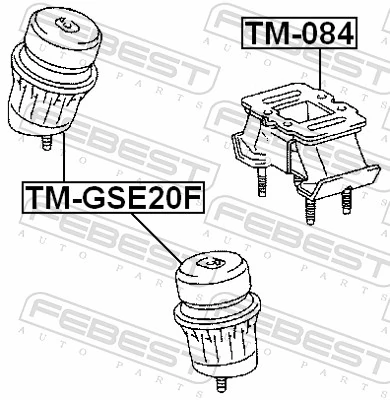 Soportes de motor trasero Lexus IS sedán (E2) (2005 - 2013) precio, desde 31,57 EUR